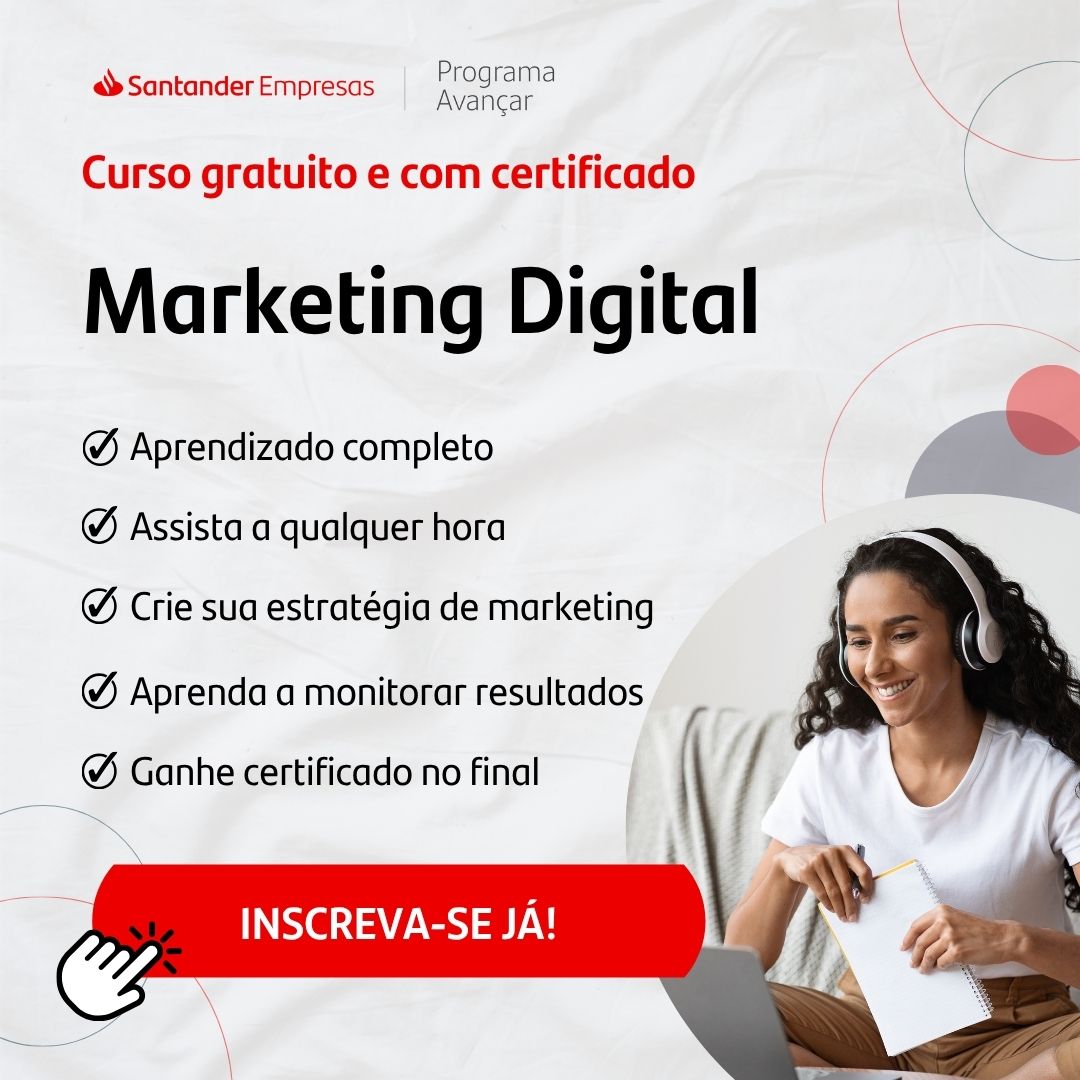 Curso Gratuito de Fluxo de Caixa com Certificado - Programa Avançar