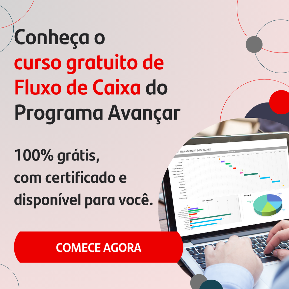 Curso Gratuito de Fluxo de Caixa com Certificado - Programa Avançar