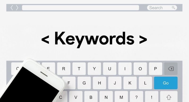 A imagem mostra o texto "Keyword" para ilustrar o uso do Google Keyword Planner.